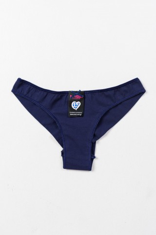 Βαμβακερά εσώρουχα MEI Slip 2280 ΜΠΛΕ ΣΚΟΥΡΟ