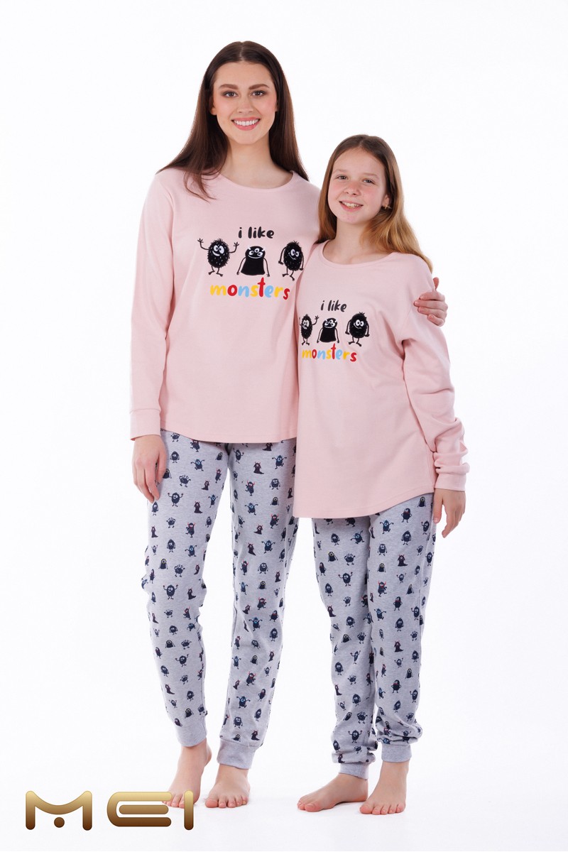 Εφηβικές πιτζάμες κορίτσι MEI MONSTERS 602365