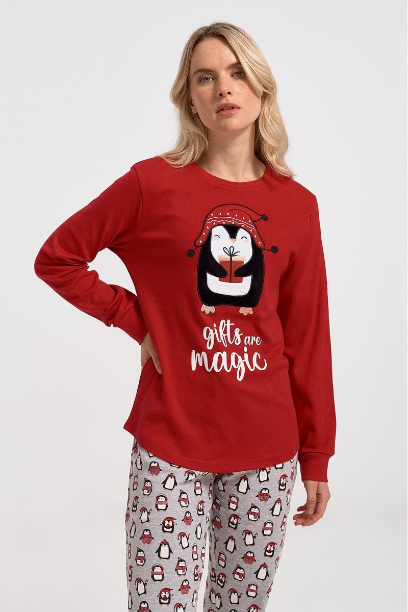 Γυναικείες πιτζάμες MEI Red Magic 802375 Γυναικείες πιτζάμες MEI Red Magic 802375