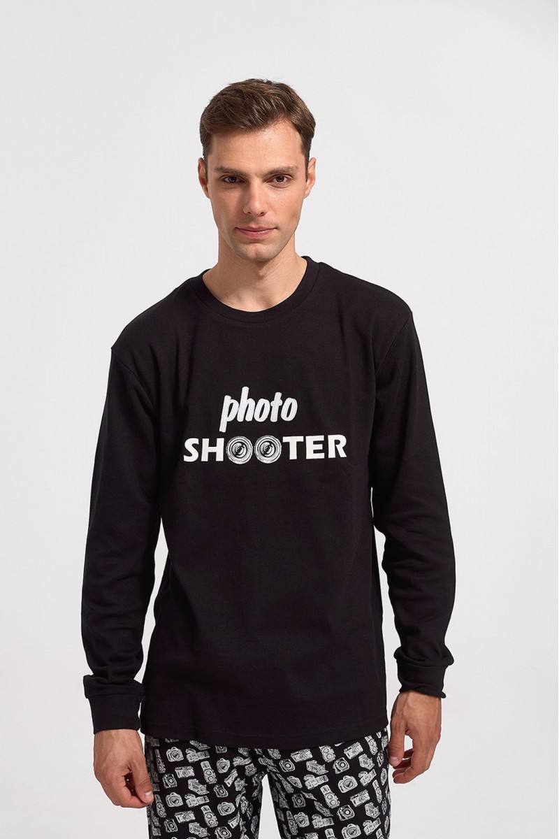 Ανδρική πιτζάμα MEI PHOTO SHOOTER 902340 Ανδρική πιτζάμα MEI PHOTO SHOOTER 902340