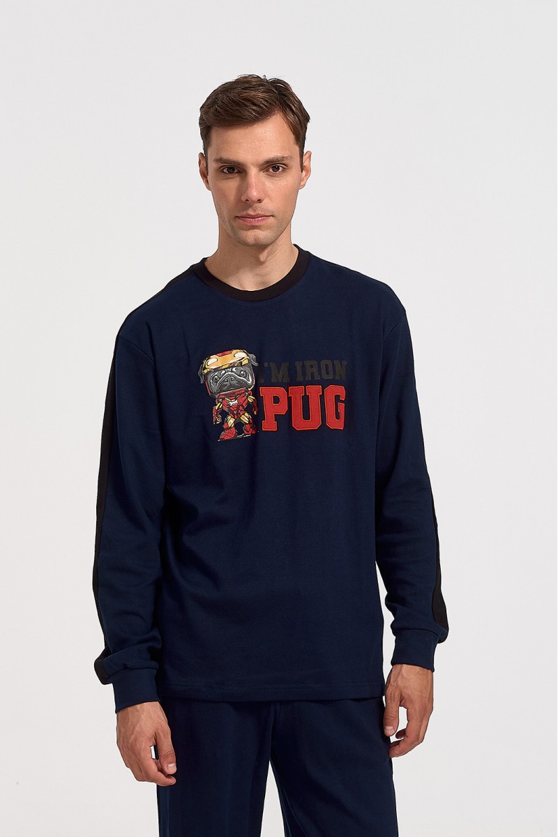 Ανδρική πιτζάμα MEI PUG 902350 Ανδρική πιτζάμα MEI PUG 902350