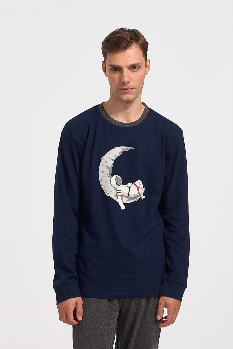 Ανδρική πιτζάμα MEI TO THE MOON 902385 Ανδρική πιτζάμα MEI TO THE MOON 902385