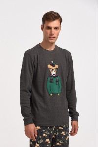 Ανδρική πιτζάμα MEI Reindeer 902390 Ανδρική πιτζάμα MEI Reindeer 902390