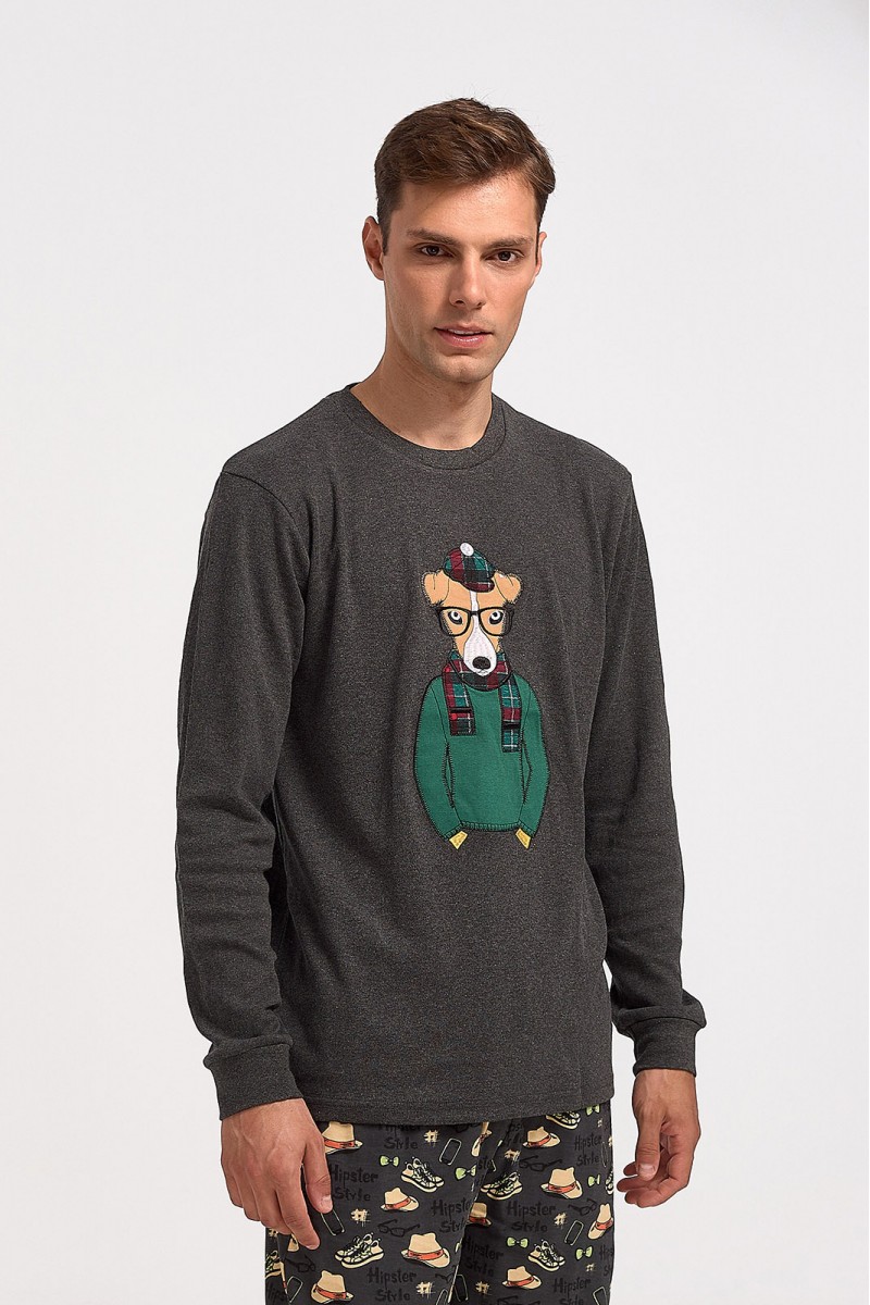 Ανδρική πιτζάμα MEI Reindeer 902390 Ανδρική πιτζάμα MEI Reindeer 902390