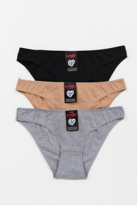 Βαμβακερά εσώρουχα MEI Slip 2520 3 PACK MULTICOLOR Βαμβακερά εσώρουχα MEI Slip 2520 3 PACK MULTICOLOR