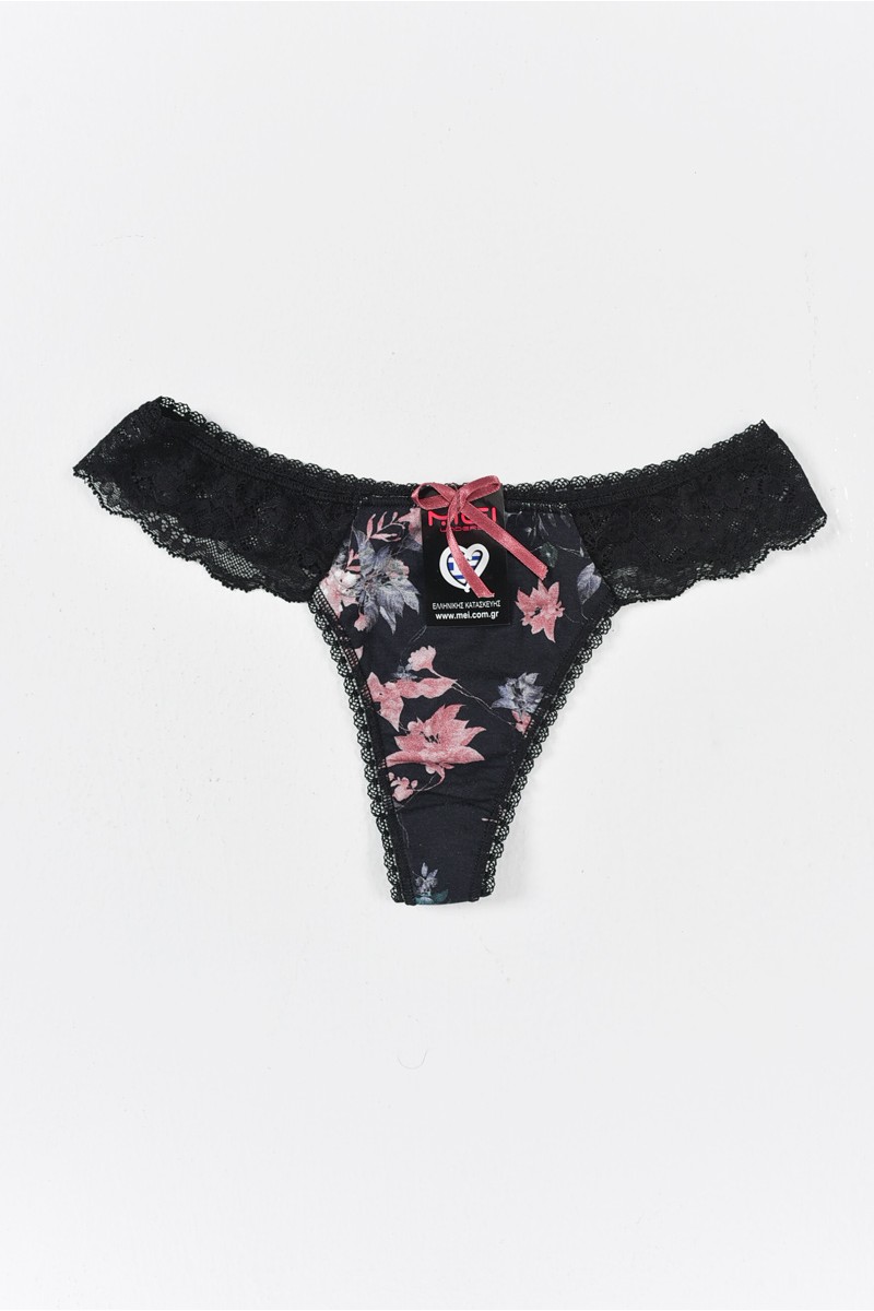 Εσώρουχα String MEI με δαντέλα 1195 Εσώρουχα String MEI με δαντέλα 1195