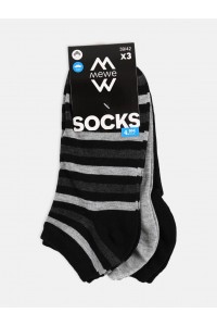 Σοσόνι cotton MEWE SOCKS stripes (3 Τεμάχια) Σοσόνι cotton MEWE SOCKS stripes (3 Τεμάχια)