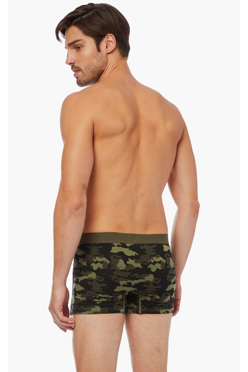 Ανδρικά Boxers MINERVA Men Gear Black Camo 2 Τεμάχια Ανδρικά Boxers MINERVA Men Gear Black Camo 2 Τεμάχια