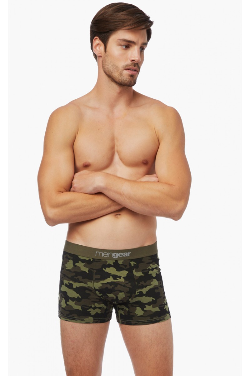 Ανδρικά Boxers MINERVA Men Gear Black Camo 2 Τεμάχια Ανδρικά Boxers MINERVA Men Gear Black Camo 2 Τεμάχια