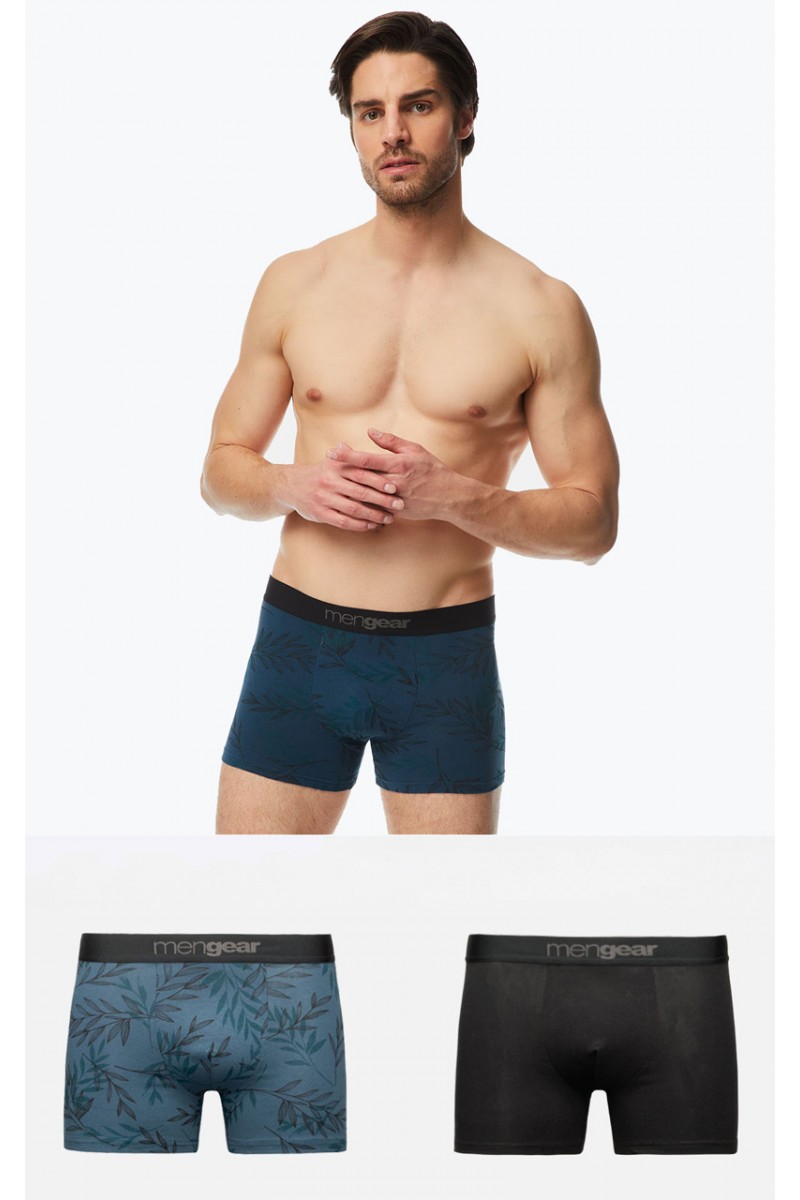 Ανδρικά Boxers MINERVA MenGear Leaf 2 Τεμάχια Ανδρικά Boxers MINERVA MenGear Leaf 2 Τεμάχια