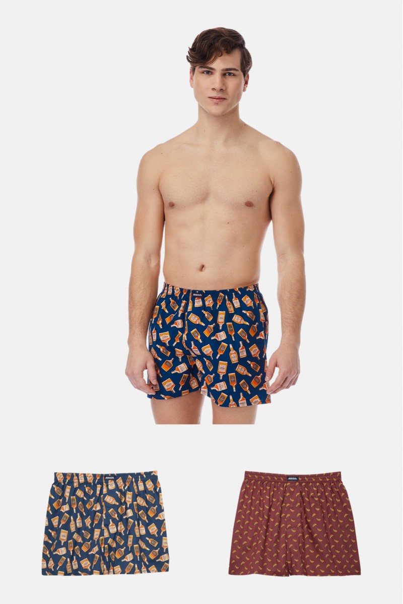 Ανδρικά Boxer MINERVA Poplina 2 Τμχ 23081 GREEN Ανδρικά Boxer MINERVA Poplina 2 Τμχ 23081 GREEN