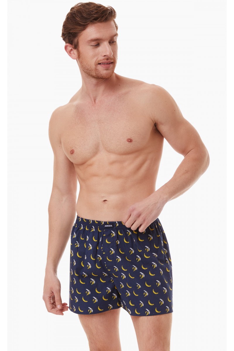 Ανδρικό Boxer MINERVA Poplina 2 Τμχ 23081 NAVY Ανδρικό Boxer MINERVA Poplina 2 Τμχ 23081 NAVY