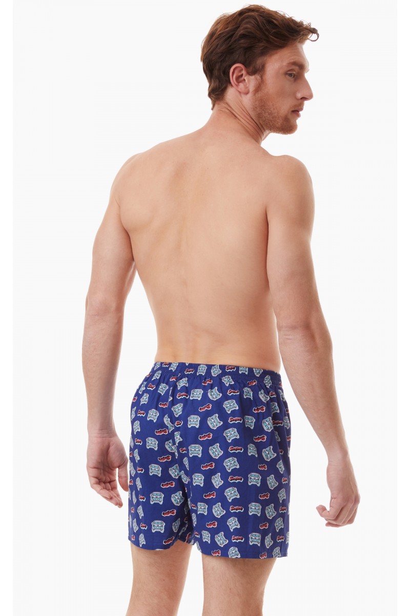 Ανδρικό Boxer MINERVA Poplina 2 Τμχ 23081 NAVY Ανδρικό Boxer MINERVA Poplina 2 Τμχ 23081 NAVY