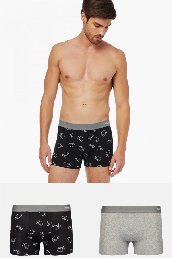 Ανδρικά Boxers MINERVA Signature 2 τεμάχια