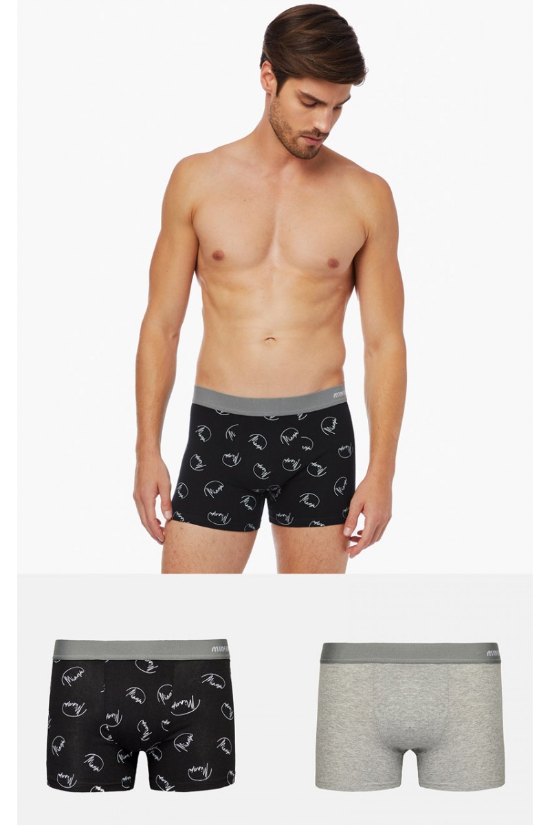 Ανδρικά Boxers MINERVA Signature 2 τεμάχια Ανδρικά Boxers MINERVA Signature 2 τεμάχια
