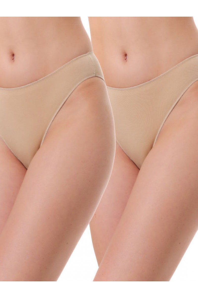 MINERVA Fimelle Brazil Slip 2 τεμάχια Μπεζ MINERVA Fimelle Brazil Slip 2 τεμάχια Μπεζ