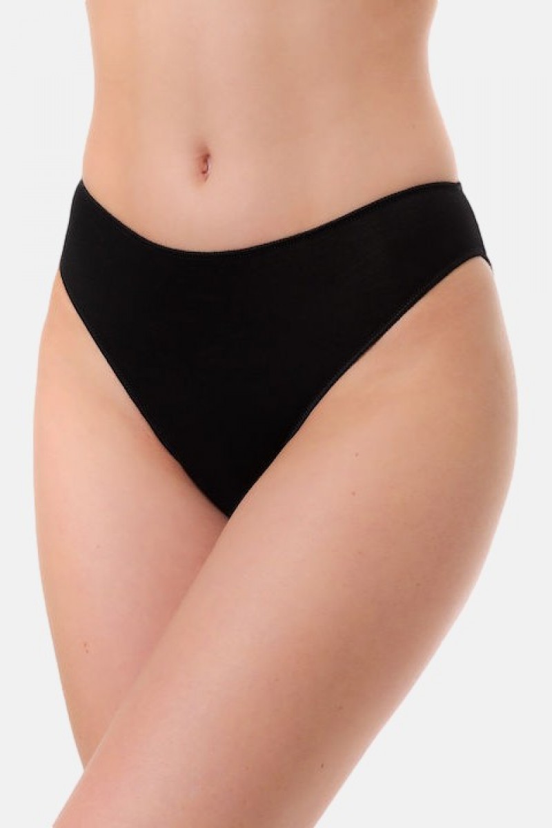 MINERVA Fimelle Brazil Slip 2 τεμάχια Μαύρο MINERVA Fimelle Brazil Slip 2 τεμάχια Μαύρο