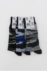 Ανδρικές κάλτσες MOUTAKIS ARMY SOCKS 3 PACK 4323 Ανδρικές κάλτσες MOUTAKIS ARMY SOCKS 3 PACK 4323