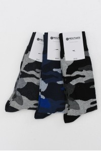 Ανδρικές κάλτσες MOUTAKIS ARMY SOCKS 3 PACK 4323