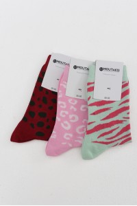 Γυναικείες κάλτσες MOUTAKIS 3 Pack 4923 Combo 2 Γυναικείες κάλτσες MOUTAKIS 3 Pack 4923 Combo 2