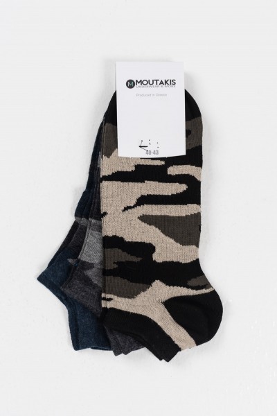 Ανδρικές κάλτσες MOUTAKIS Army 3 Pack 10622