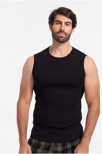 Αμάνικη φανέλα MOUTAKIS SOFT Μαύρο 1125 Αμάνικη φανέλα MOUTAKIS SOFT Μαύρο 1125
