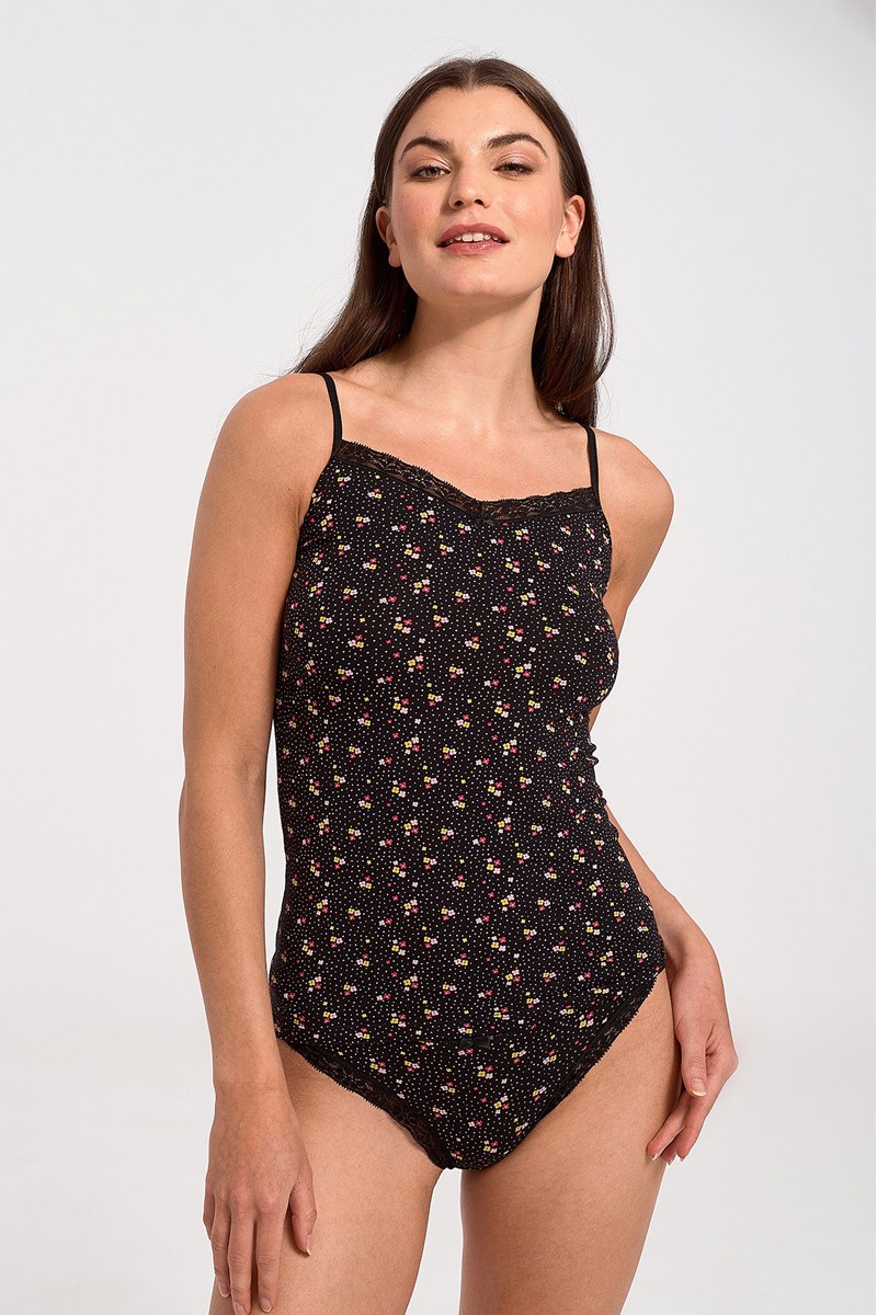 Σετ εσωρούχων NAMALDI 2200 BLACK FLOWERS Σετ εσωρούχων NAMALDI 2200 BLACK FLOWERS