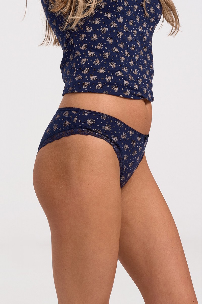 Σετ εσωρούχων NAMALDI 2200 NAVY FLOWERS