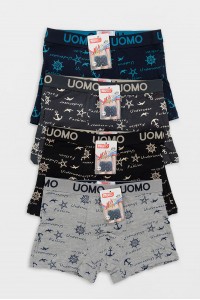Παιδικά μποξεράκια UOMO 4 Pack FY1758 Παιδικά μποξεράκια UOMO 4 Pack FY1758