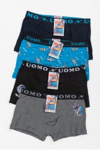 Εφηβικά μπόξερ UOMO Αγόρι 4 τεμάχια 069 Εφηβικά μπόξερ UOMO Αγόρι 4 τεμάχια 069