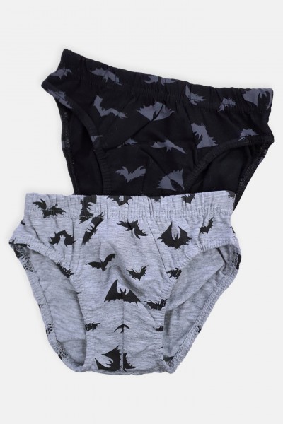 Παιδικά εσώρουχα σλιπ DONI BATS 2 PACK