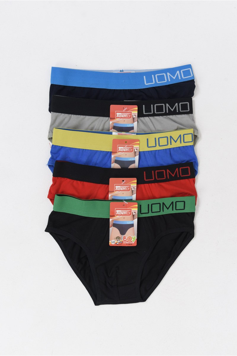 Παιδικά σλιπ UOMO 5 Pack F 5070 Παιδικά σλιπ UOMO 5 Pack F 5070