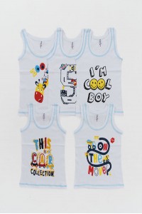 Παιδικά φανελάκια TRENDY KIDS 5 Pack DES72 Παιδικά φανελάκια TRENDY KIDS 5 Pack DES72