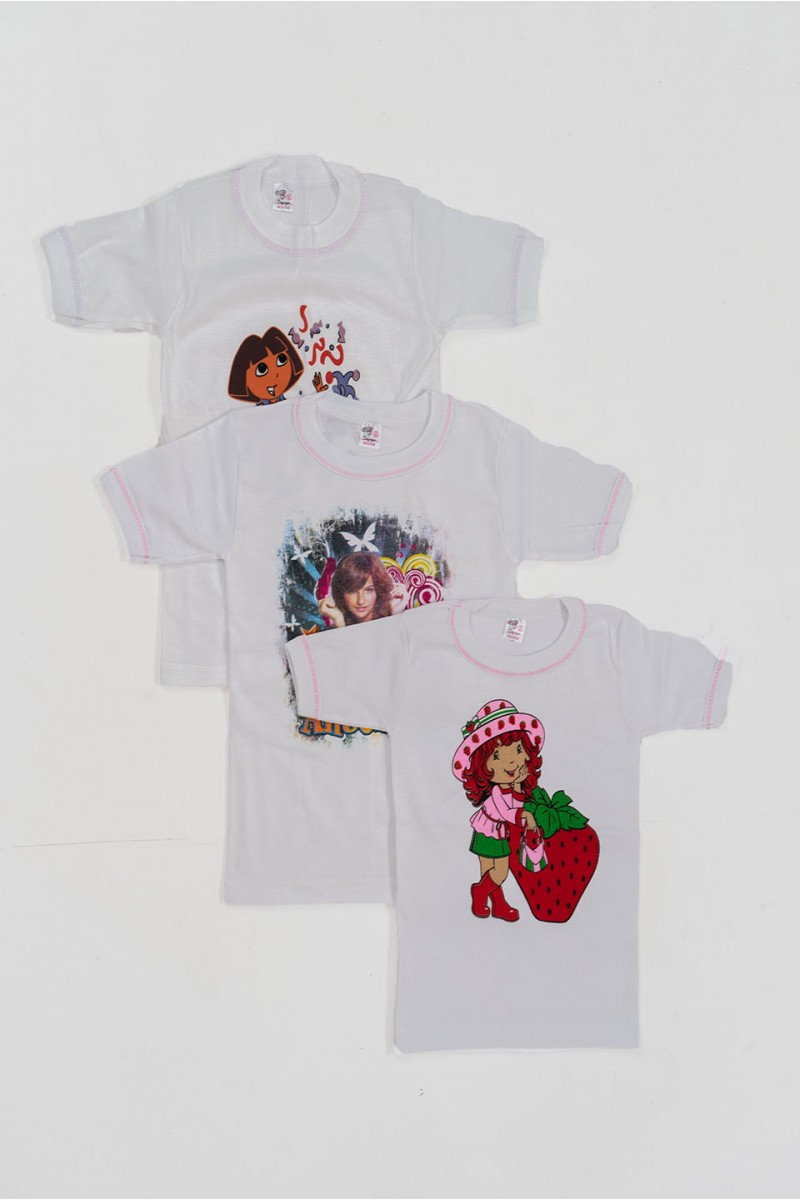 Παιδικά φανελάκια 3 Pack DORA Παιδικά φανελάκια 3 Pack DORA