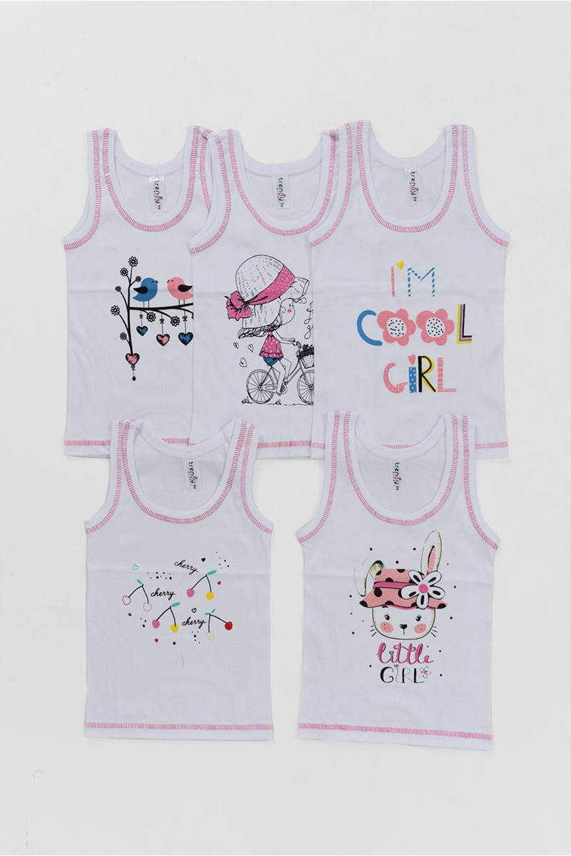 Παιδικά φανελάκια TRENDY KIDS 5 Pack DES71 Παιδικά φανελάκια TRENDY KIDS 5 Pack DES71
