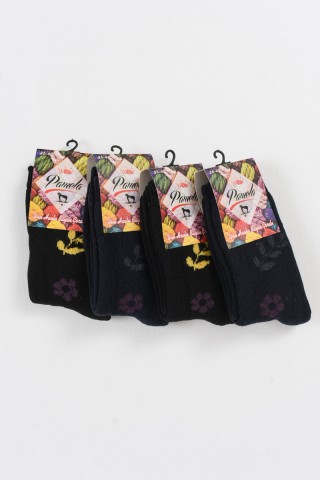 Γυναικείες Ισοθερμικές Κάλτσες PAMELA 4 PACK Flower Combo 3