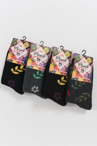 Γυναικείες Ισοθερμικές Κάλτσες PAMELA 4 PACK Flower Combo 4