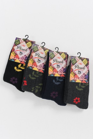 Γυναικείες Ισοθερμικές Κάλτσες PAMELA 4 PACK Flower Combo 2