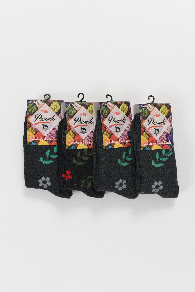 Γυναικείες Ισοθερμικές Κάλτσες PAMELA 4 PACK Flower Combo 3 Γυναικείες Ισοθερμικές Κάλτσες PAMELA 4 PACK Flower Combo 3