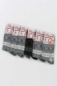 Γυναικείες κάλτσες με σχέδια Pamela 6 Pack 17-003 Γυναικείες κάλτσες με σχέδια Pamela 6 Pack 17-003