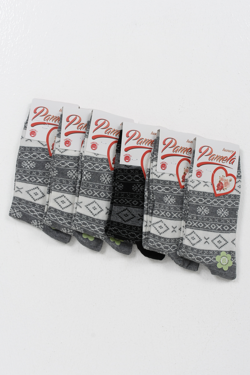 Γυναικείες κάλτσες με σχέδια Pamela 6 Pack 17-003 Γυναικείες κάλτσες με σχέδια Pamela 6 Pack 17-003