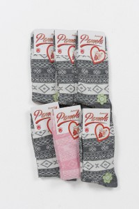 Γυναικείες κάλτσες με σχέδια Pamela 6 Pack 17-008 Γυναικείες κάλτσες με σχέδια Pamela 6 Pack 17-008