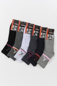 Ημίκοντες μπουρνουζέ κάλτσες DESIGN Jordan 6 Pack