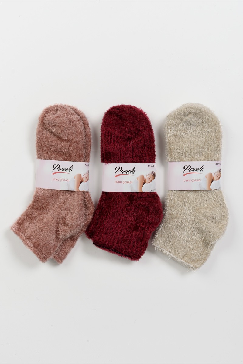 Χνουδωτές κάλτσες PAMELA 3 Pack Multicolor 2 Χνουδωτές κάλτσες PAMELA 3 Pack Multicolor 2