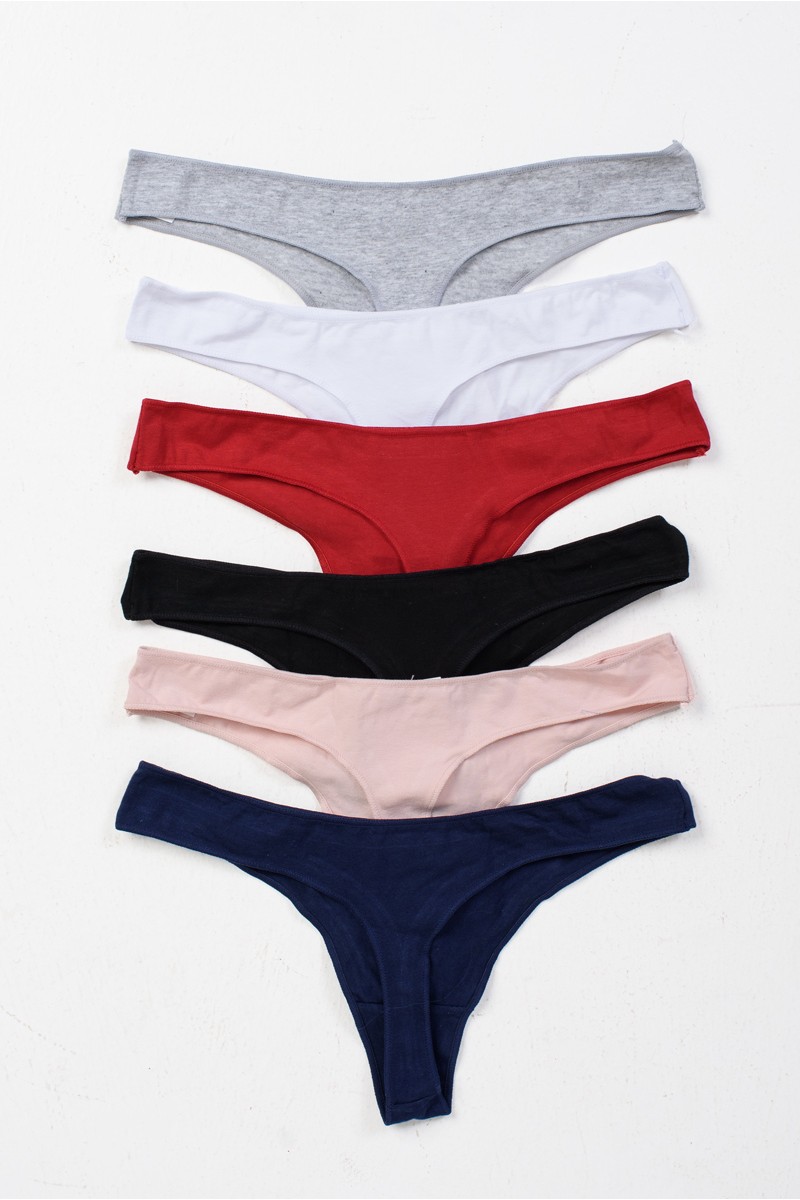 Γυναικεία Εσώρουχα Στρινγκ POWER FLOWER 6 Pack MULTICOLOR Γυναικεία Εσώρουχα Στρινγκ POWER FLOWER 6 Pack MULTICOLOR