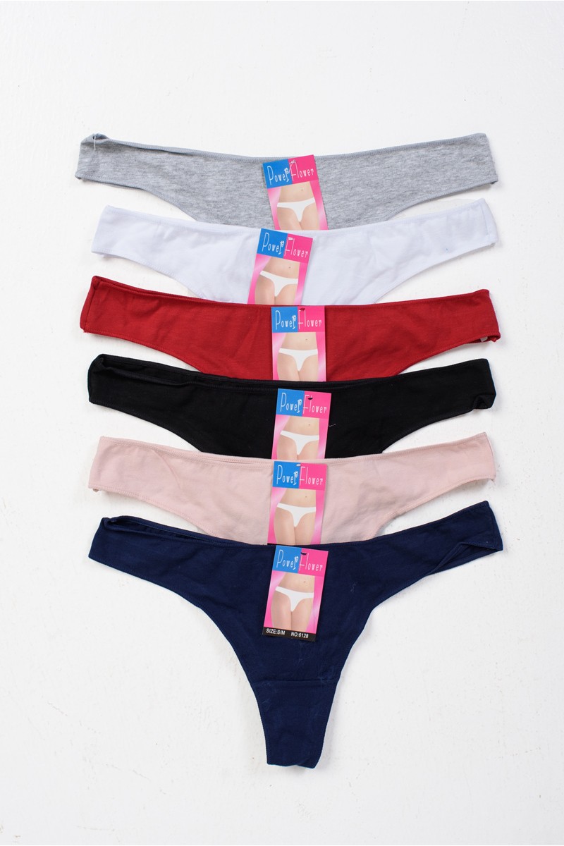 Γυναικεία Εσώρουχα Στρινγκ POWER FLOWER 6 Pack MULTICOLOR Γυναικεία Εσώρουχα Στρινγκ POWER FLOWER 6 Pack MULTICOLOR