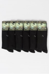 Ανδρικές Κάλτσες PRESTIGE Casual Black 6 Pack