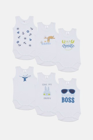 Βρεφικά εσώρουχα αγόρι PRETTY BABY 6 Pack 34873