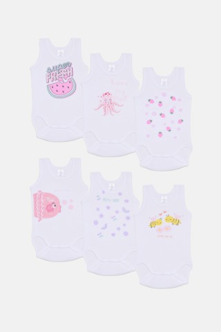 Βρεφικά εσώρουχα κορίτσι PRETTY BABY 6 Pack 34883