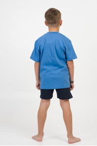 Παιδικές πιτζάμες αγόρι Pretty Baby 63052 Μπλε Ρουά